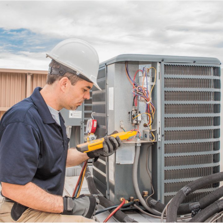 Aylmer Duct Cleaning certified duct cleaning technician on a service call in Aylmer, Ontario